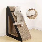 Triangular Cardboard Cat Scratcher Ramp